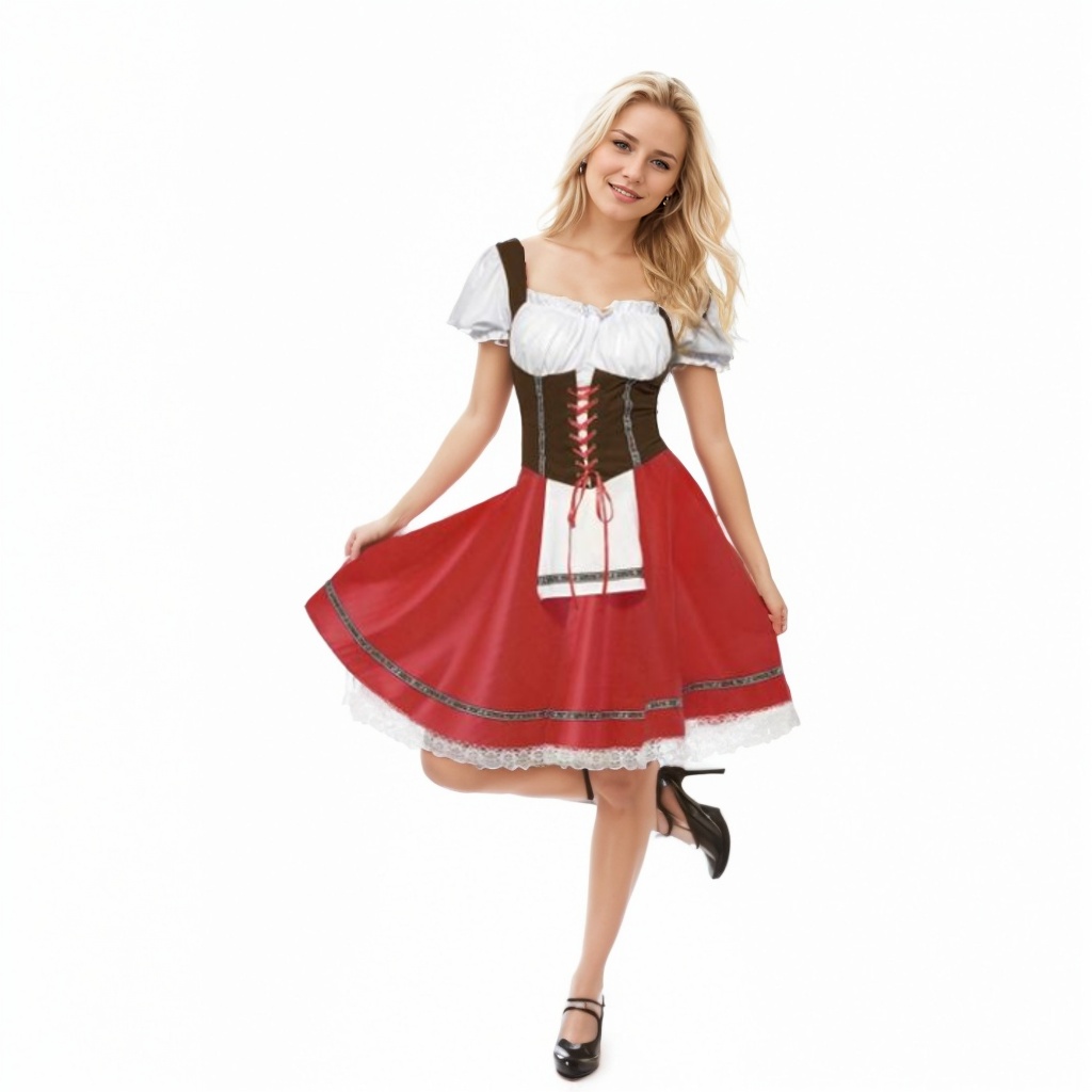 Germany Oktoberfest Beer Womens Bavarian Wench Costume